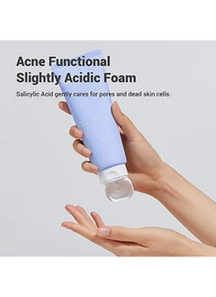 ACWELL Ph Balancing Soothing Exfoliating Cleansing Foam 5.1 Fl.Oz. Aha Bha Pha Exfoliating And Calming Facial Cleanser For Sensitive Skin Ph 5.5 Calms Acne And Blemishes Moisturizing Dense Bubble Foam  - Image 5