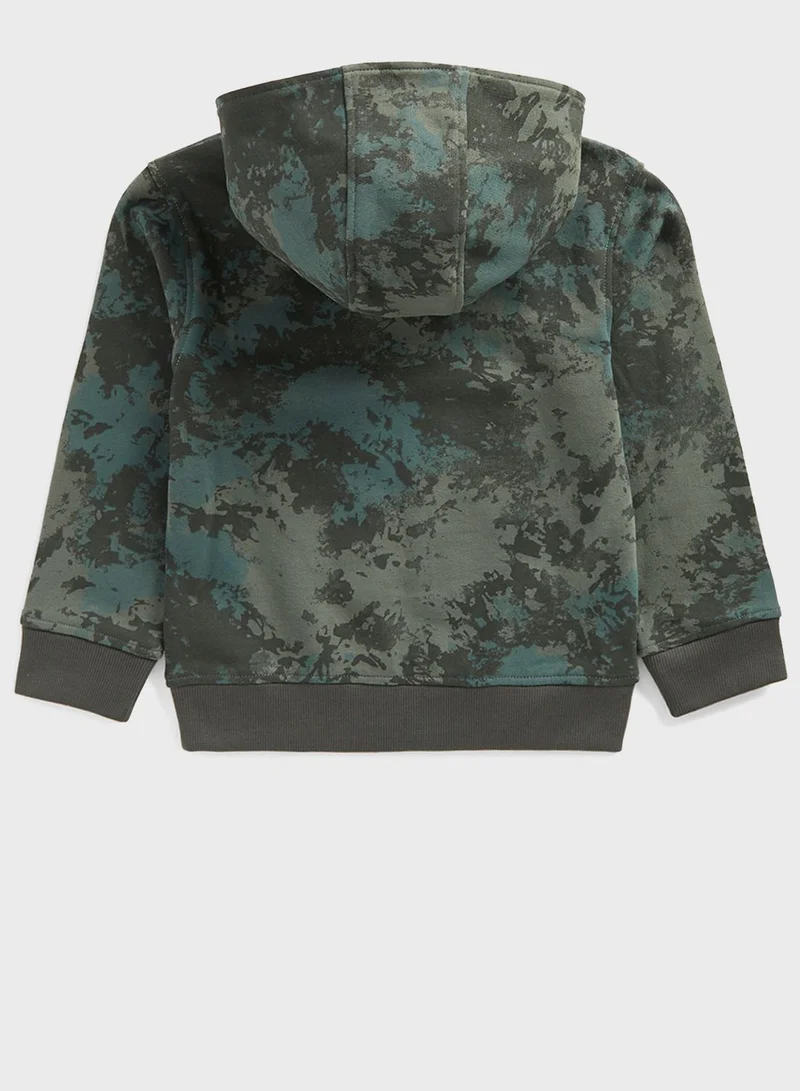 mothercare Kids Camo Half Zip Hoodie