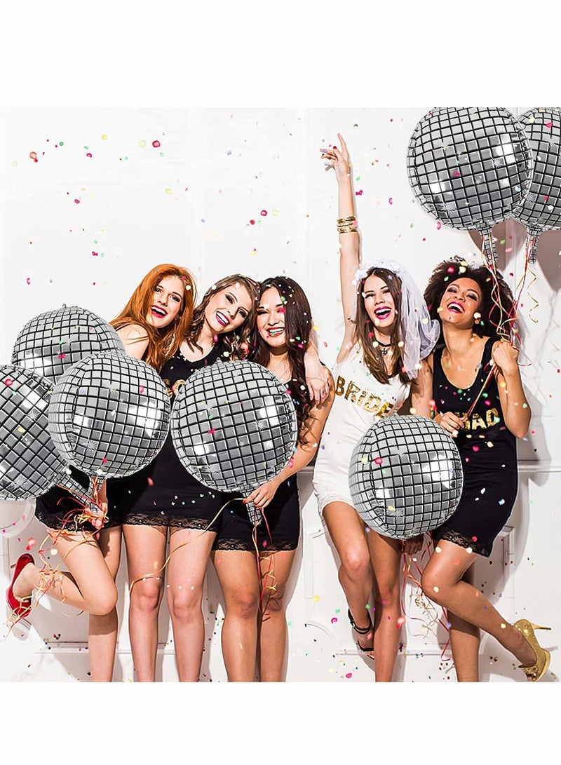 Mirror Balloons, 6 Pcs Disco Metallic Balloons for 70s Party Decorations - Image 2
