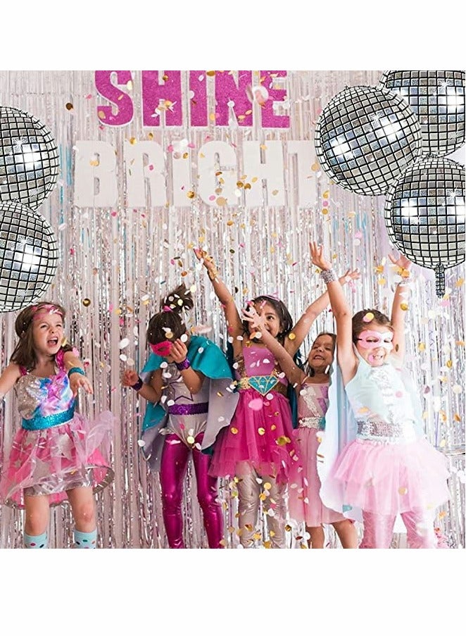 Mirror Balloons, 6 Pcs Disco Metallic Balloons for 70s Party Decorations - Image 3