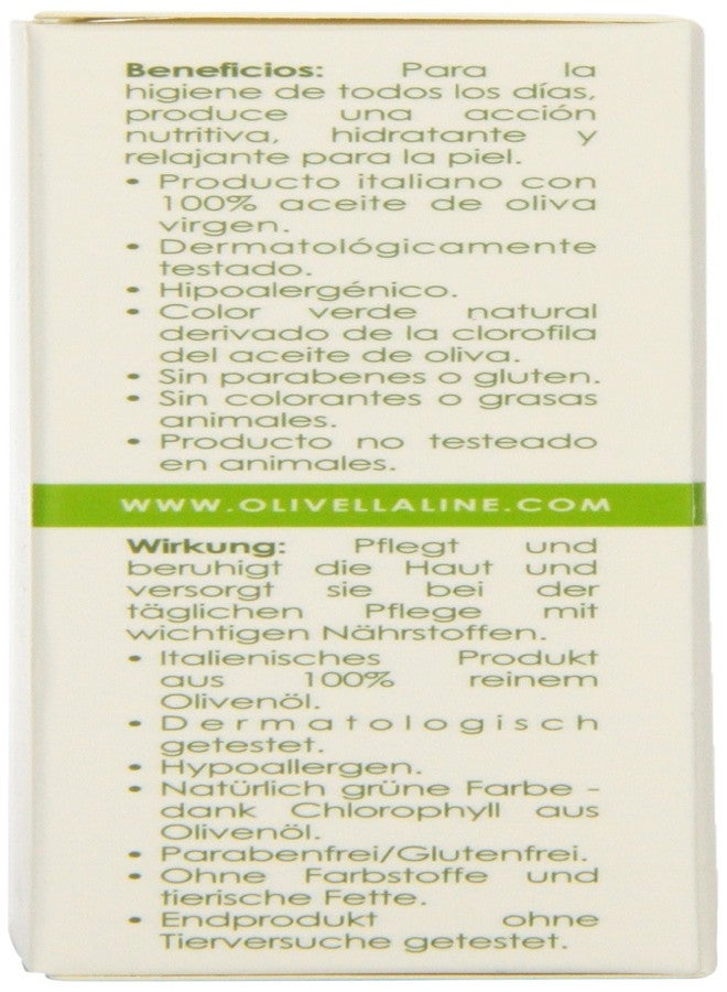 Olivella Face and Body Soap, Scented All-Natural 100% Virgin Olive Oil from Italy, 5.29-Ounce Bars (Pack of 12) - Image 2