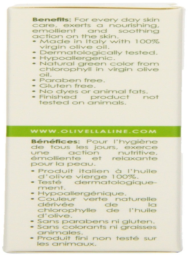 Olivella Face and Body Soap, Scented All-Natural 100% Virgin Olive Oil from Italy, 5.29-Ounce Bars (Pack of 12) - Image 4