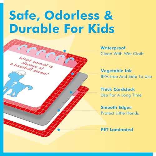 Gethelud 170 Joke Cards for Kids Cute Lunchbox Notes Inspirational and Motivational Affirmations Cards for Children, Jokes and Puns for Boys and Girls, Perfect for Parties, Schools, Bake Sales, Picnics - Image 3