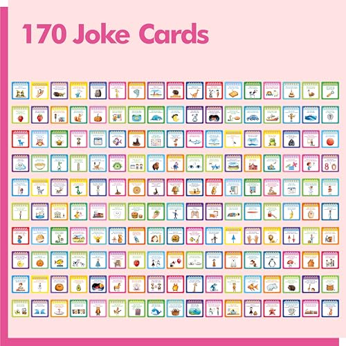 Gethelud 170 Joke Cards for Kids Cute Lunchbox Notes Inspirational and Motivational Affirmations Cards for Children, Jokes and Puns for Boys and Girls, Perfect for Parties, Schools, Bake Sales, Picnics - Image 2