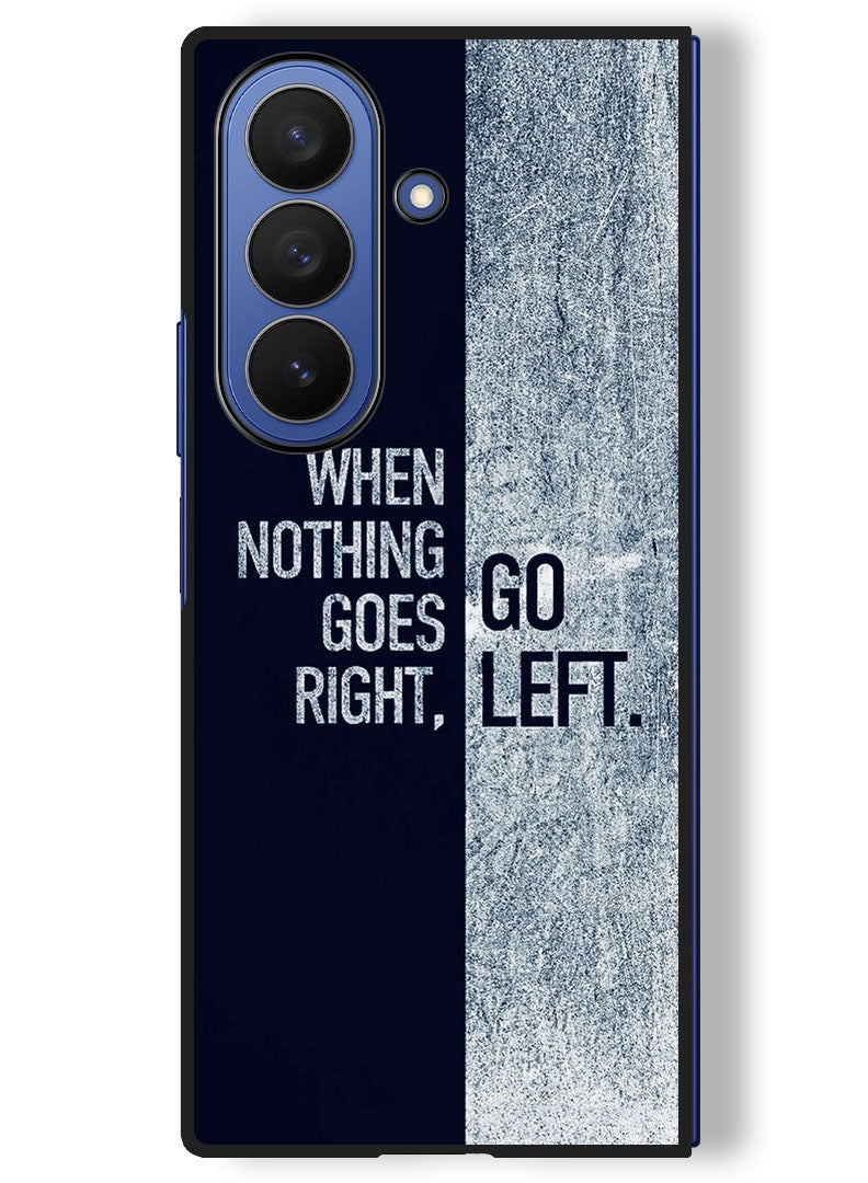 Theodor Case Compatible with Samsung Galaxy Z Fold 7 - 8 Inch Protection Shockproof Bumper Cover Go Left - Image 1