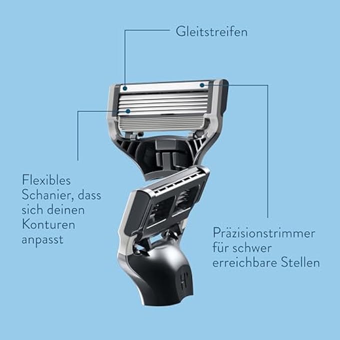 Harry's Harrys Razor Blades for Men  4 Replacement Blades with Precision Trimmer 5 AntiFriction Blades Replacement Blades Razor Razor Blades for Men Wet Razor Blades Razor Blades Men - Image 3