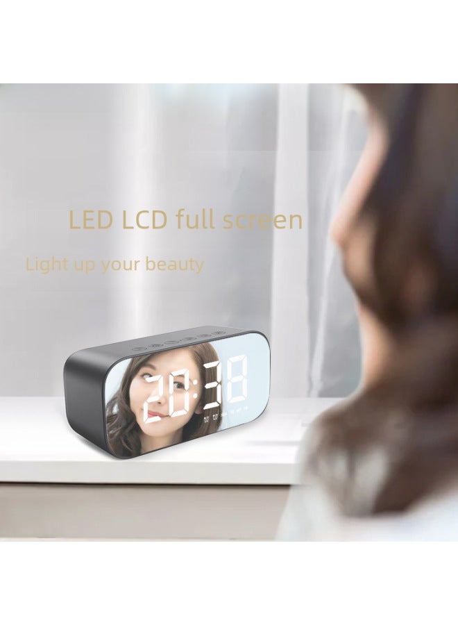 AFK Bluetooth Speaker Multi-function Clock Alarm Clock New Bluetooth Audio Eleven Gift Bluetooth Audio - Image 3