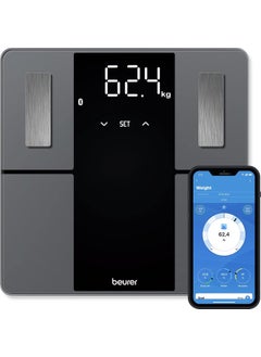 Beurer Bf 500 Super Black Edition Diagnostic Bathroom Scale Body Analysis Scale 