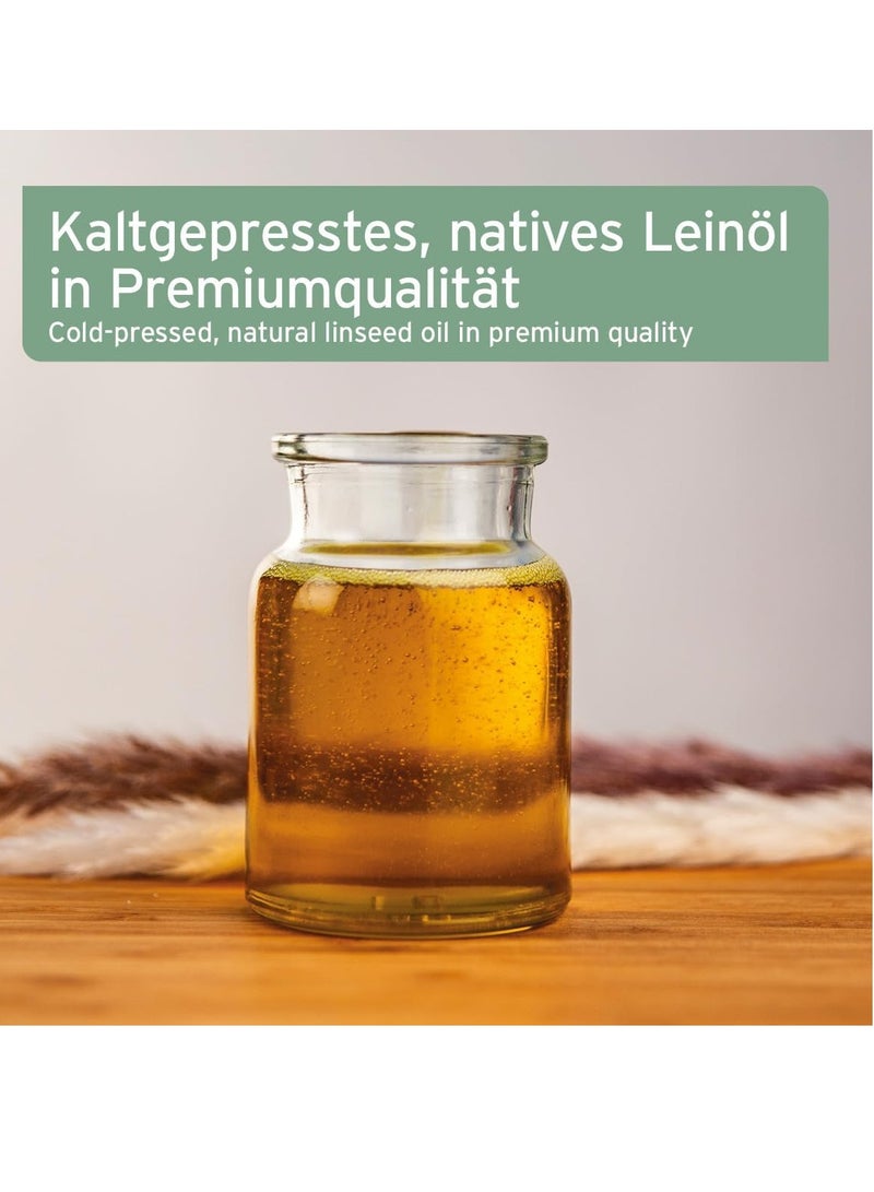 Ani Cold Pressed Linseed Oil 1 Litre for Dogs Cats and Horses - Natural Linseed Oil With Omega 3 and Omega 6 Fatty Acids in BPA free Container - Image 3