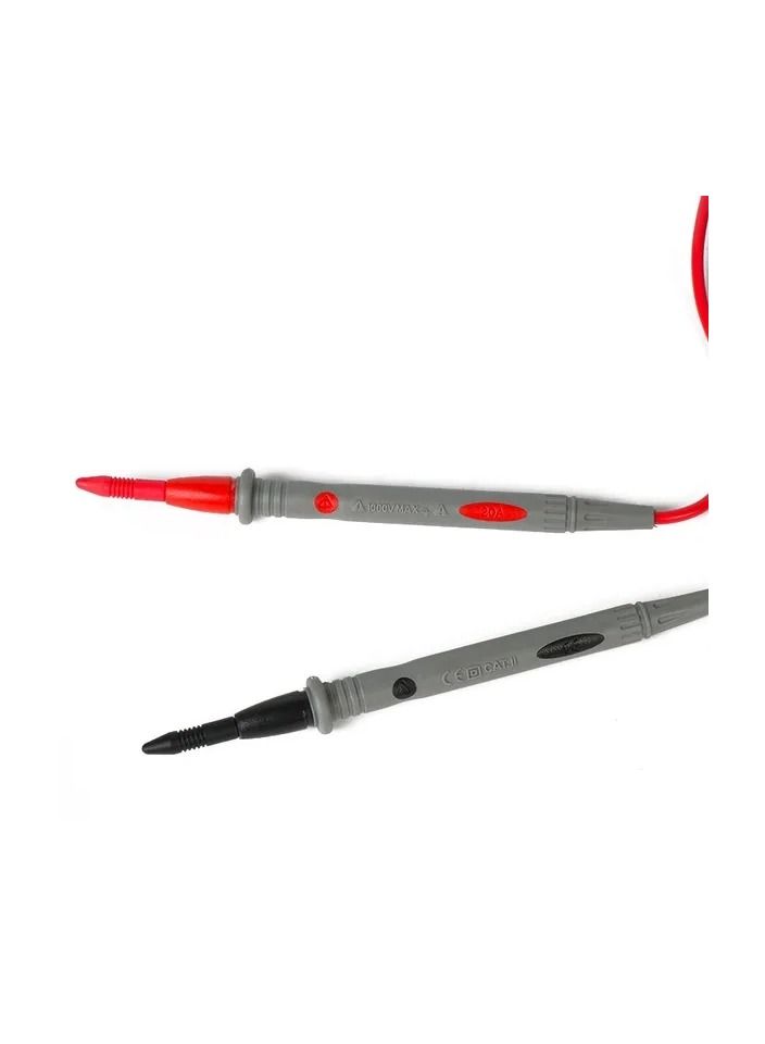 زوج واحد من أسلاك اختبار المقياس المتعدد المعزولة، كابل عالمي تيار متردد تيار مستمر 1000 فولت 20 أمبير CAT II قلم مجسات قياس، سلك اختبار متعدد المقاييس - Image 4