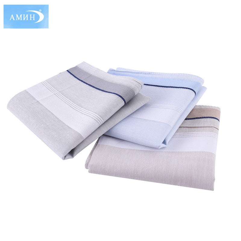 40Cm Cotton Men'S Business Handkerchief Classic Satin Handkerchief Pocket Towel Hand Towel Square Towel Pure Cotton Diy - Image 4