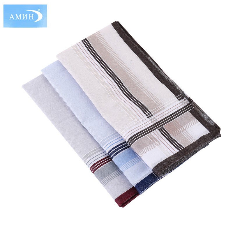 40Cm Cotton Men'S Business Handkerchief Classic Satin Handkerchief Pocket Towel Hand Towel Square Towel Pure Cotton Diy - Image 3