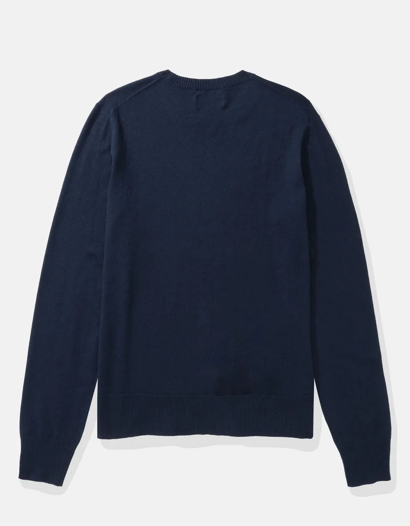 American Eagle  AE Waffle Crew Neck Sweater for Men | Best Price UAE