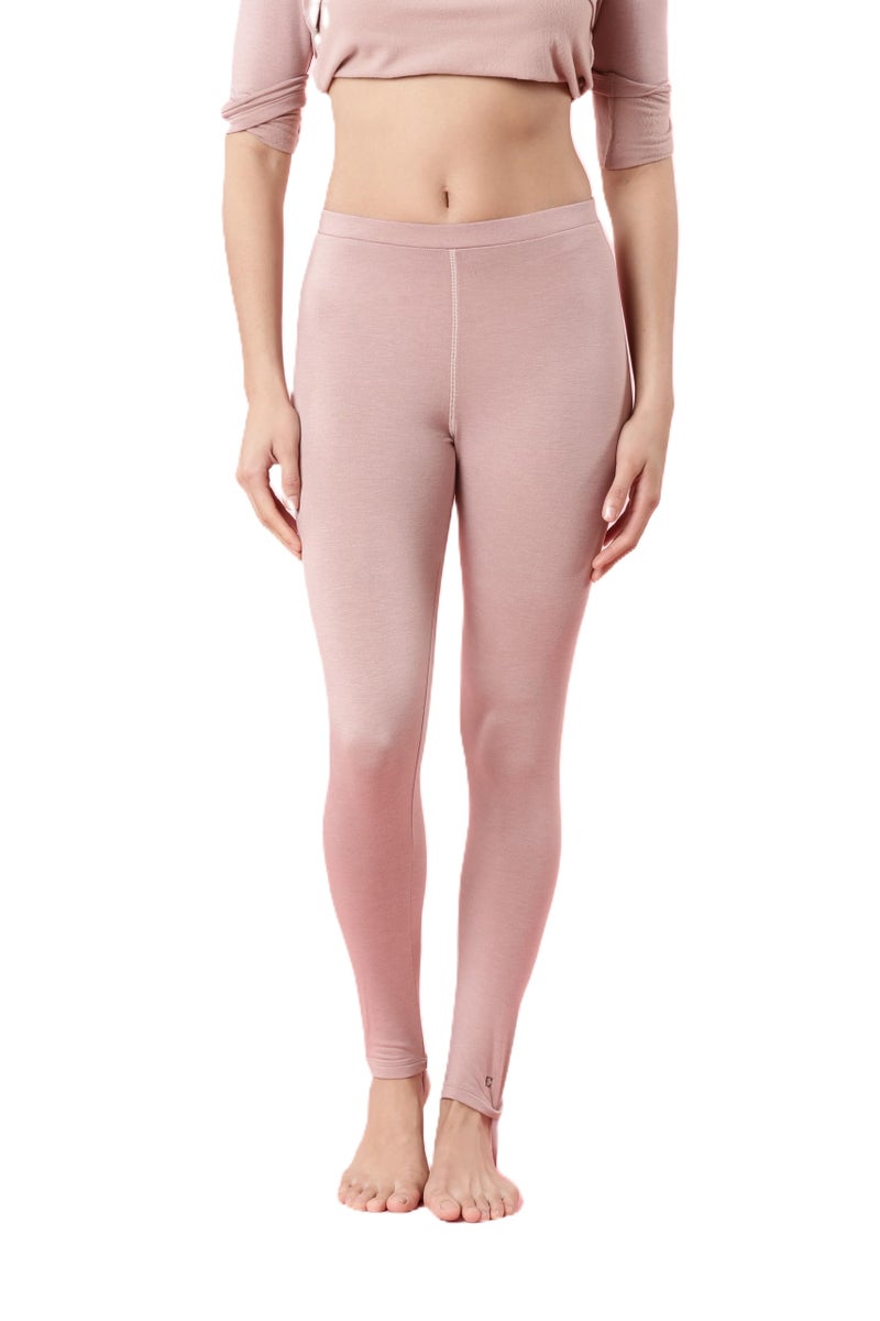 Enamor Women's Thermal Legging with Sweat Wicking and Antimicrobial Finish Slim Bottom -TH06 - Image 4
