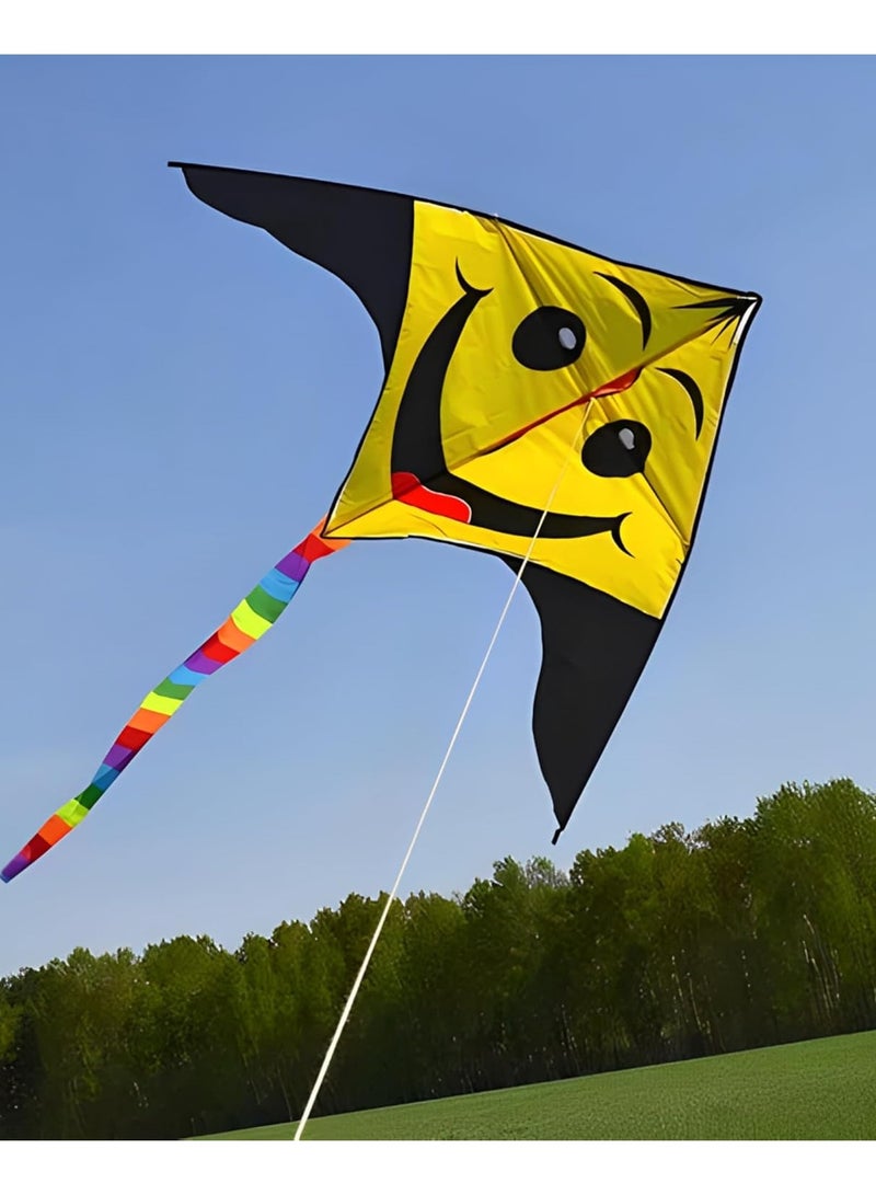 معاني طائرة ورقية شاطئية من مانيس للأطفال، لعبة طائرة كبيرة مقاس 160×85 سم، ألعاب شاطئية للأولاد والبنات، طائرة ورقية سهلة الطيران بخط واحد مع مقبض، متعة خارجية لجميع الأعمار - Image 2