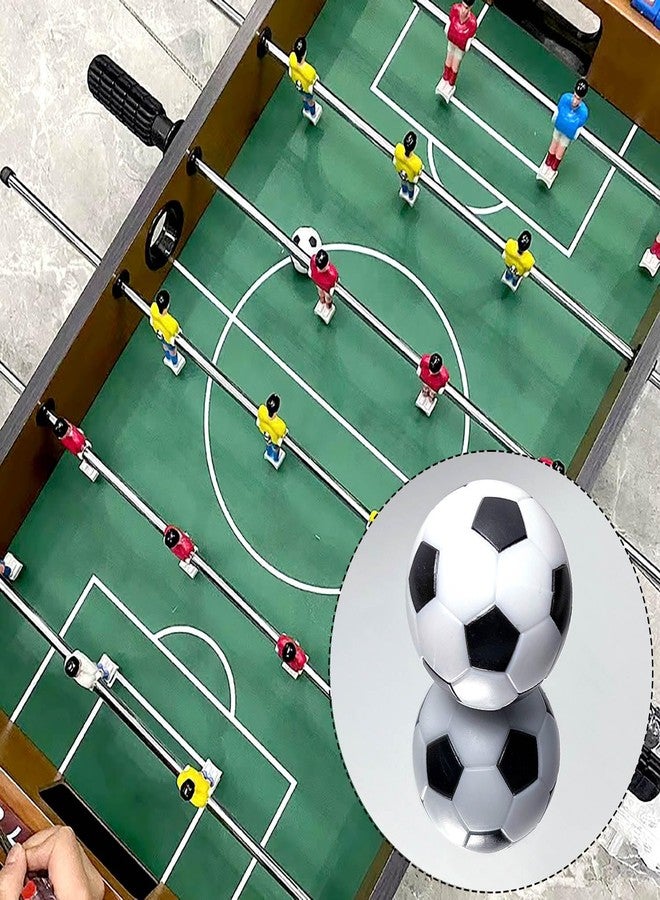 Tenalleys 8 Pack Table Soccer Foosballs 1.42 Inch Replacement Balls Soccer Game Table Soccer Balls Foosball Accessory (Black White) - Image 3