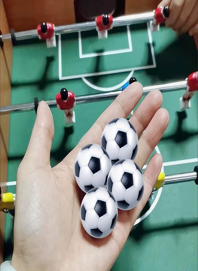 Tenalleys 8 Pack Table Soccer Foosballs 1.42 Inch Replacement Balls Soccer Game Table Soccer Balls Foosball Accessory (Black White) - Image 4