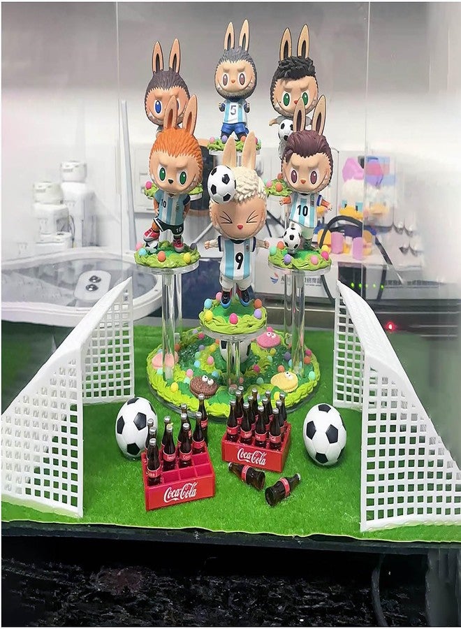 Tenalleys 8 Pack Table Soccer Foosballs 1.42 Inch Replacement Balls Soccer Game Table Soccer Balls Foosball Accessory (Black White) - Image 2