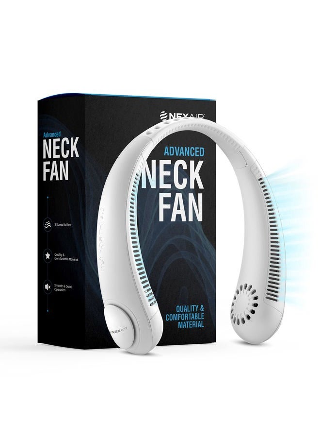 NEXAIR Portable Neck Fan - 3 Speed Rechargeable Bladeless Neck Cooler, Quality Comfortable Lightweight, Personal Neck Fan For Women & Men Modern Design, Great Cooling Fan For Travel, Outdoors & Sports - Image 1