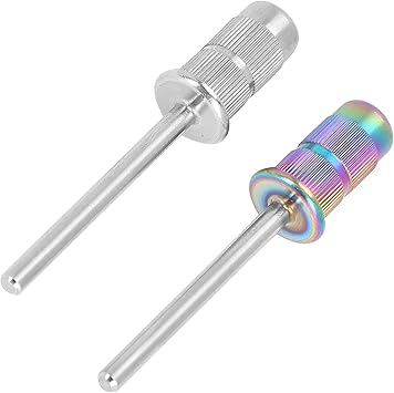 Sonew Nail Bit Round Bit Nail Art Mandrel Bit for Both Left and Right Handed Shank efile Bit Fast Remove Acrylic or Hard Gelfor Manicure Tool Accessory Sanding Band - Image 4