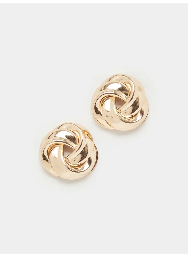 Styli Styli Round Stud Earrings