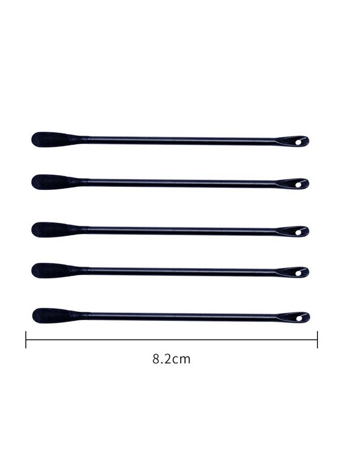 Luzen 100 قطعة أداة إزالة الرؤوس السوداء القابلة للاستخدام مرة واحدة أداة ضغط البثور المهنية مزدوجة الرأس أداة استخراج الرؤوس السوداء عصا قطنية أداة تجميل سوداء - Image 3