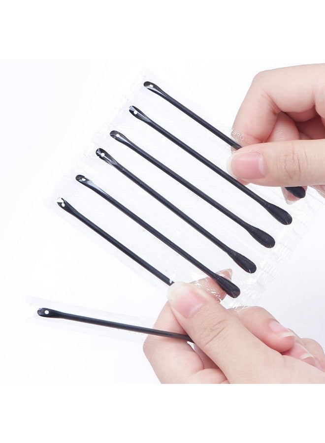 Luzen 100 قطعة أداة إزالة الرؤوس السوداء القابلة للاستخدام مرة واحدة أداة ضغط البثور المهنية مزدوجة الرأس أداة استخراج الرؤوس السوداء عصا قطنية أداة تجميل سوداء - Image 4