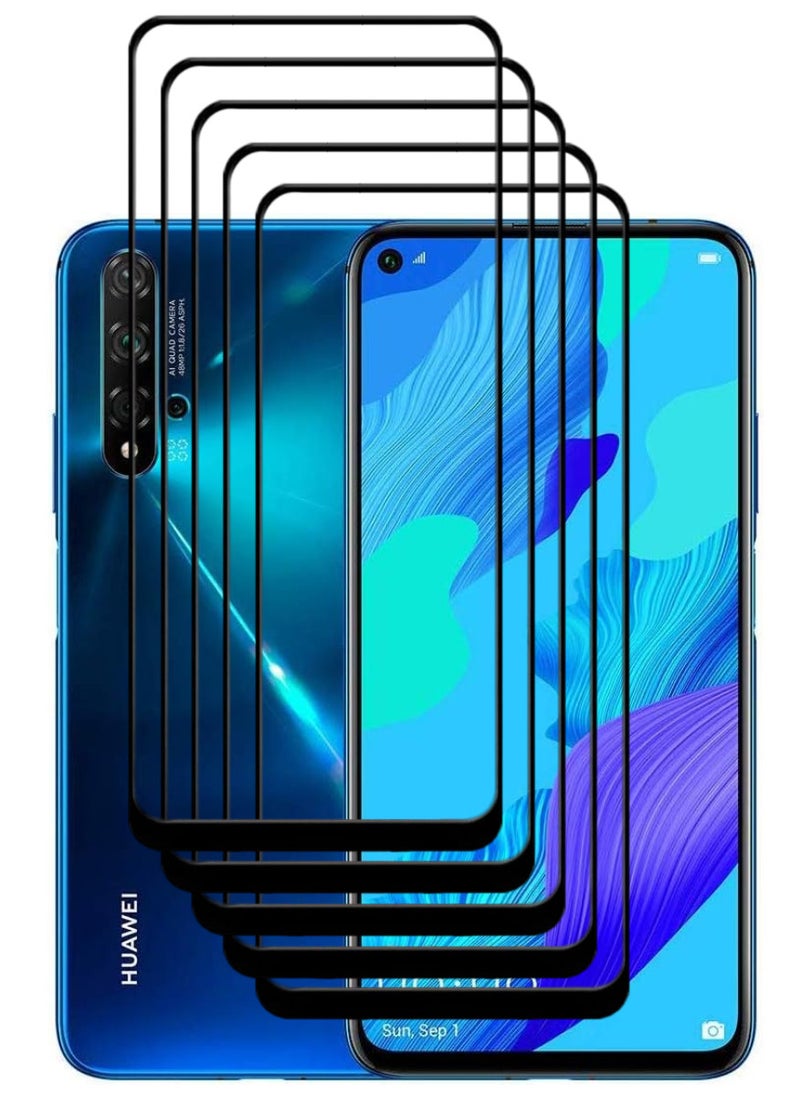 ACLIX 5 Pieces Antistatic ESD Dustproof Premium Quality High Definition Tempered Glass Screen Protector Designed For Huawei nova 5T - Image 1
