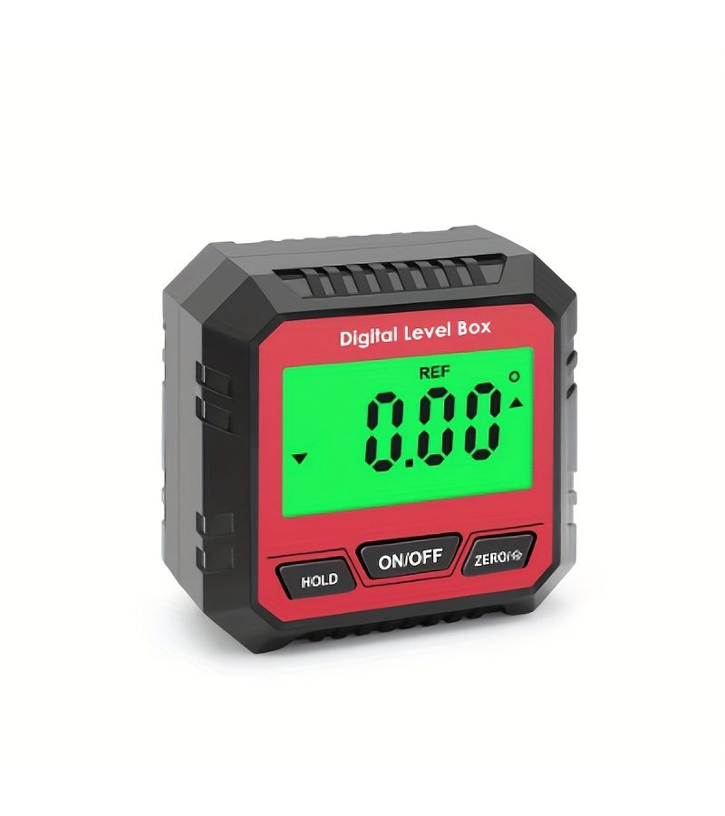 Red 90 Degree Digital Angle Finder With Magnetic Base And LCD Backlight Woodworking Bevel Gauge For Measurement Renovation Projects - Image 5