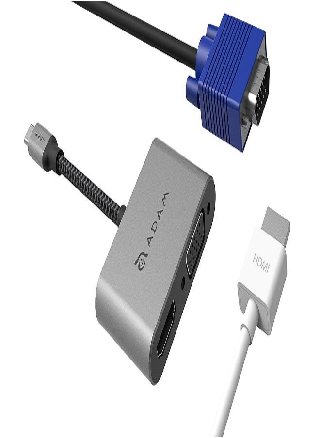 ADAM ELEMENTS Adam elements casa vh1 usb c to vga and hdmi  - Image 3