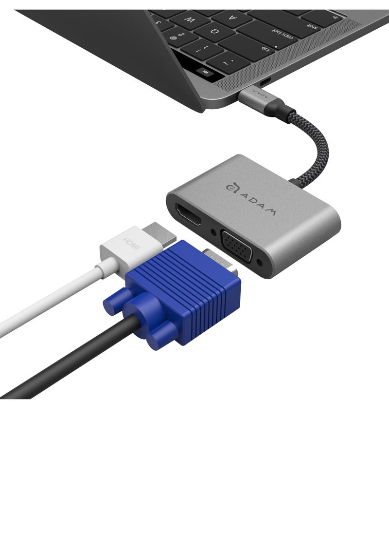 ADAM ELEMENTS Adam elements casa vh1 usb c to vga and hdmi  - Image 2