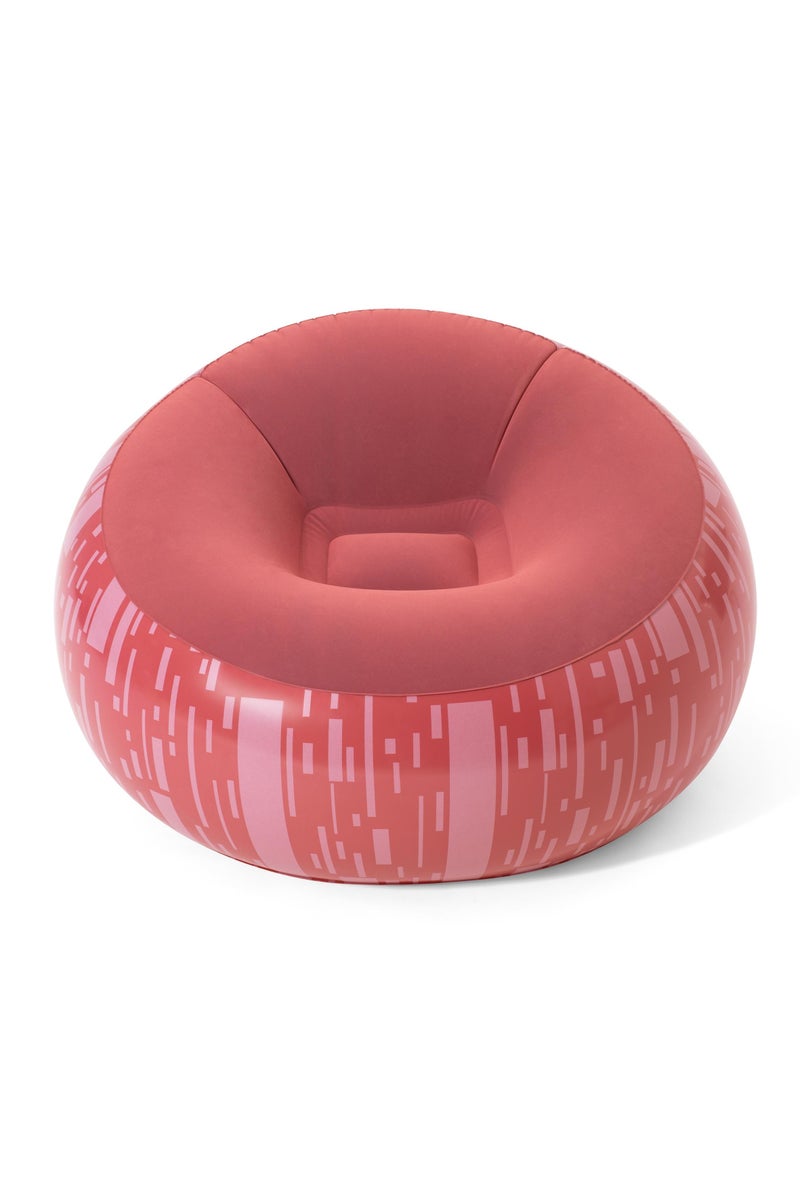 Bestway كرسي قابل للنفخ من بست واي بتصميم ناعم 112x112x66 سم، قطعة واحدة متنوعة (قد يختلف النمط واللون) | كرسي هوائي | كرسي قابل للنفخ للاستخدام الداخلي والخارجي - Image 4