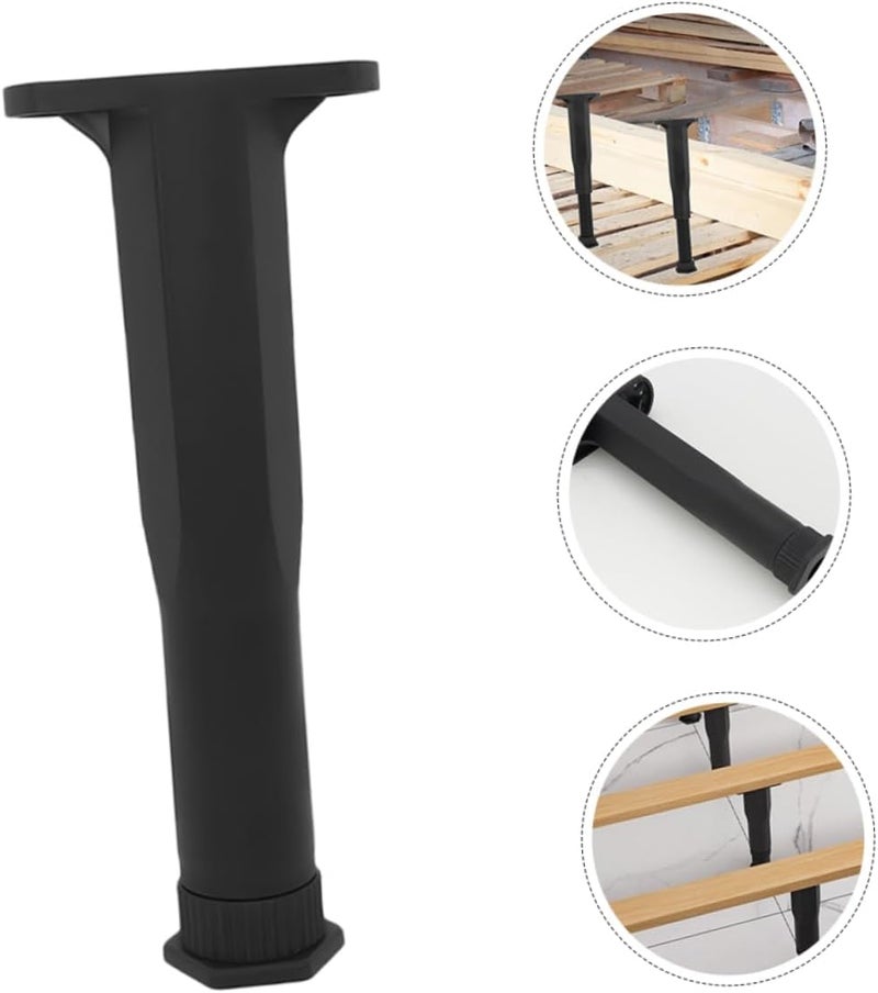 4pcs Adjustable Furniture Leg Extenders Height Replacement Support Legs for Bed Table to Feet Furniture for Sofa Wardrobe and Cabinet - Image 4