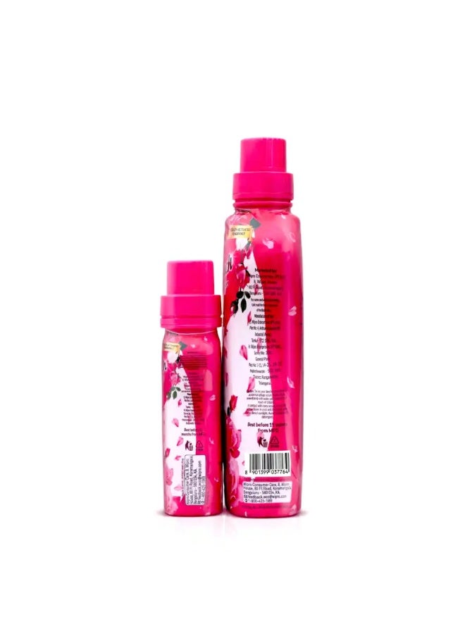 Softouch Yardley Fabric Conditioner|Long lasting fragrance for Clothes|Windsor Rose - 800 + 210 ml - Image 2