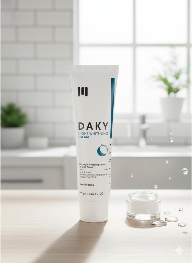 داكي كريم داكي الليلي لتفتيح البشرة – تركيبة متقدمة للتفتيح الليلي - Image 2