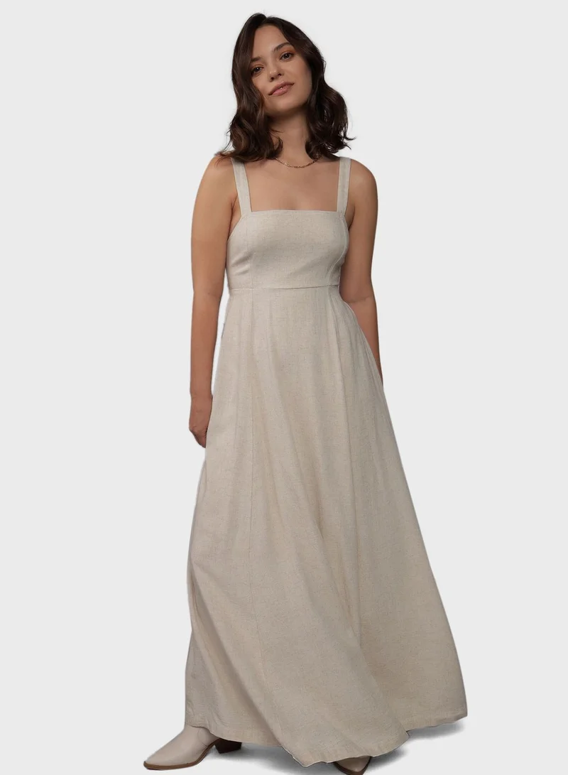 American Eagle Square Neck Maxi Dress