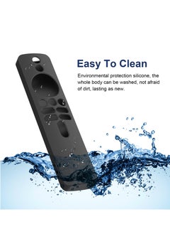 KASTWAVE KASTWAVE Silicone Case for XIAOMI MI Box S, Silicone Protective Case for Xiaomi Mi TV Box S (2nd Gen) Remote, 2nd Gen Stick Remote Control Anti Slip Silicone Protective Skin Cover with Lanyard (Black)  - Image 2