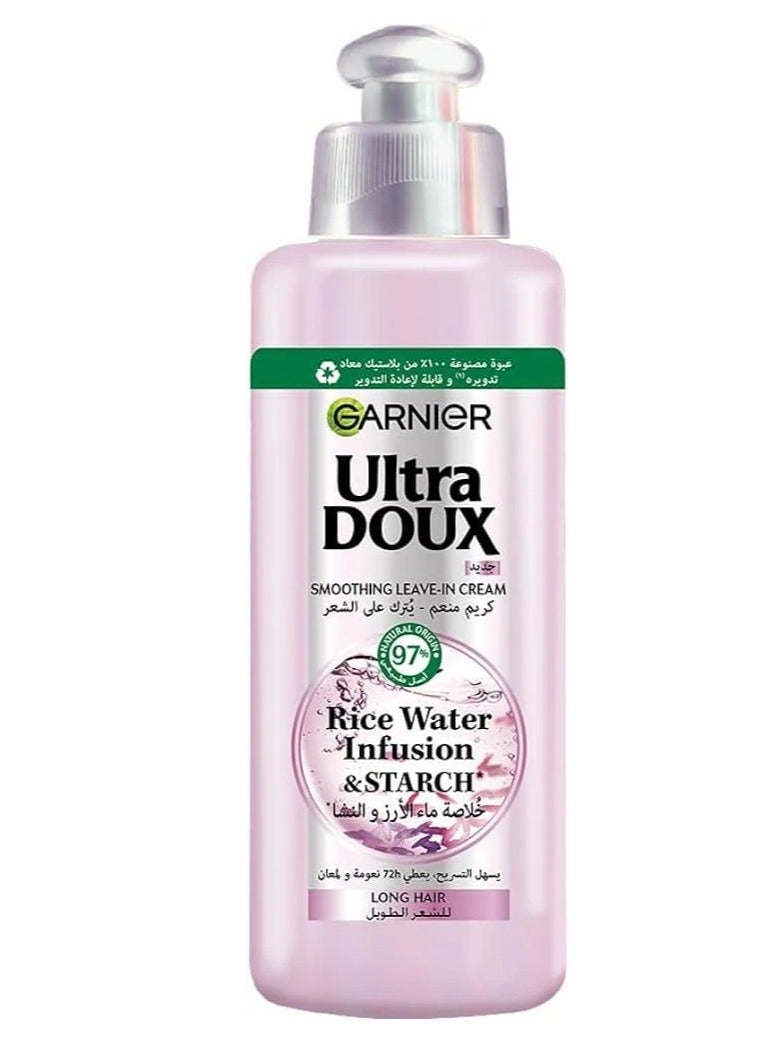 Ultra Doux Rice Water No-Rinse Cream, 200 ml