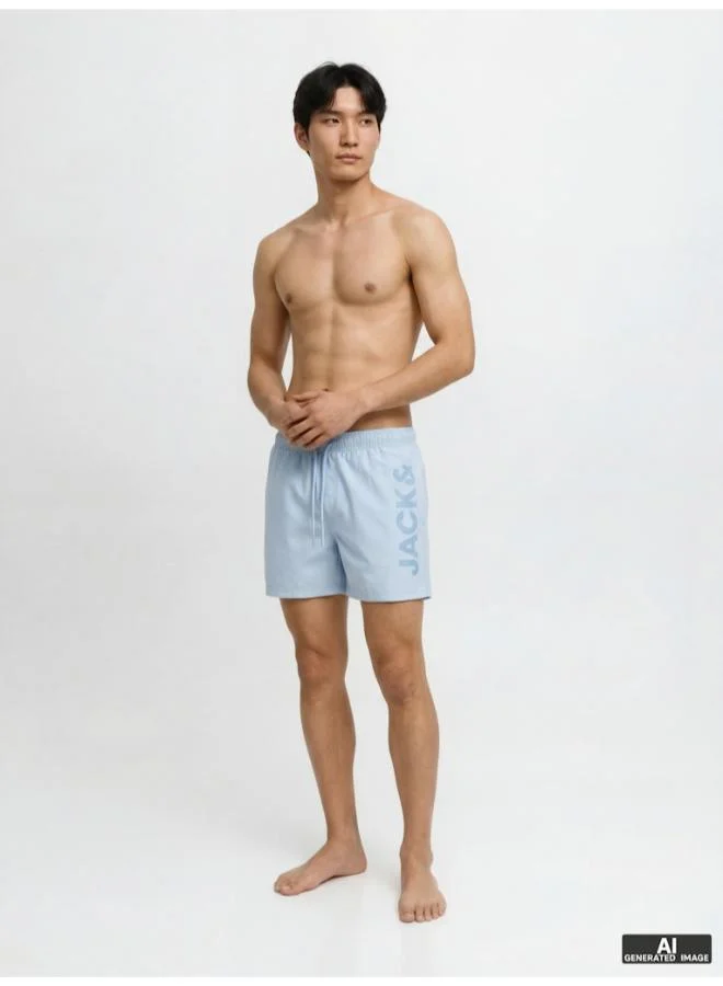 JACK & JONES  Logo Drawstring Swim Shorts for Men | Best Price UAE