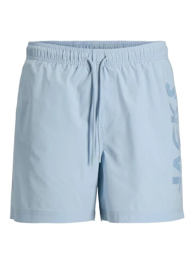 JACK & JONES  Logo Drawstring Swim Shorts for Men | Best Price UAE