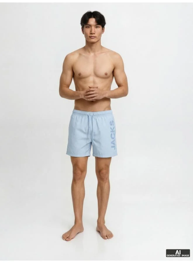 JACK & JONES  Logo Drawstring Swim Shorts for Men | Best Price UAE