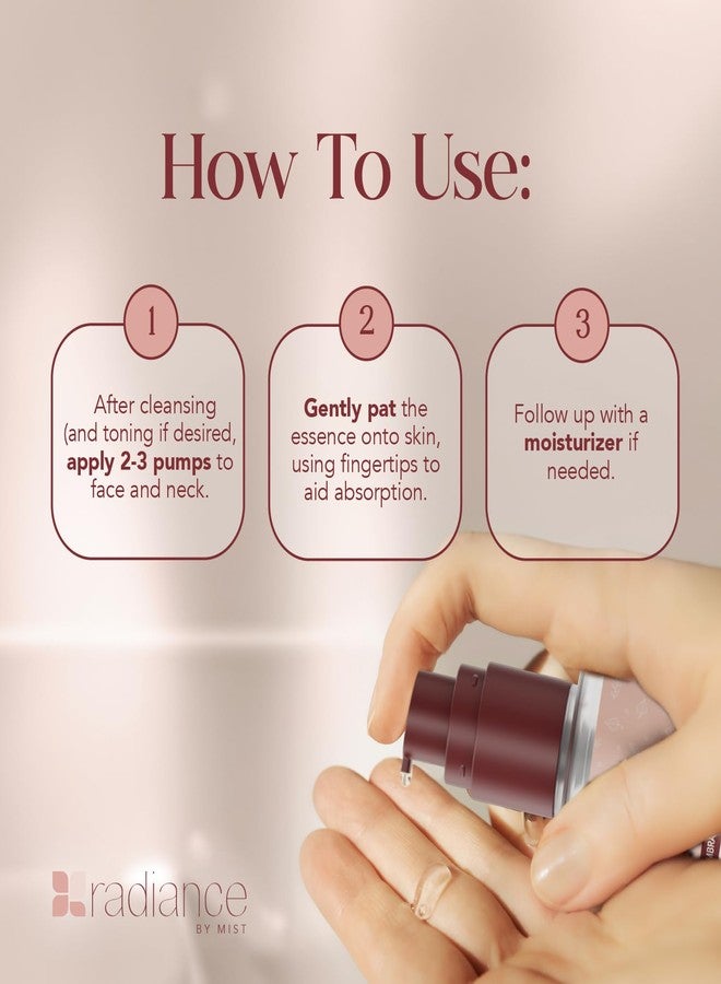 Radiance By Mist سيروم موكوس الحلزون المتألق مع قوة خلاصة موكوس الحلزون 96%، العناية بالبشرة الكورية مع حمض الهيالورونيك المرطب، سيروم كوري، 3.38 أونصة سائلة، 100 مل - Image 5