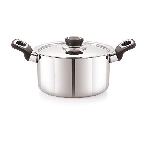 Anjali FPCS16 Stainless Steel Fiesta Pro Casserole with Stainless Steel Lid 14 cm with Induction Base, 1350 ml - Image 4