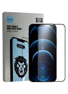 واقي شاشة نانو لآيفون 12 برو ماكس (iPhone 12 Pro Max) 11D مضاد للكسر و الخدش و بوضوح عالي UHD حماية قصوى للشاشة من الخدوش والكسر من Lion
