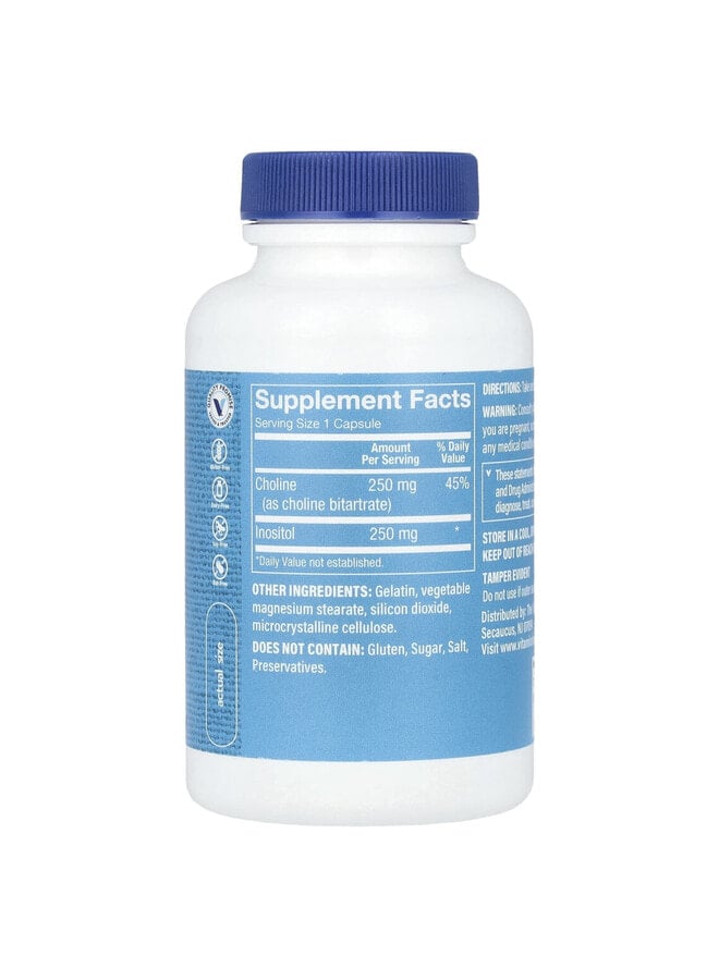 Choline & Inositol , 500 mg, 100 Capsules