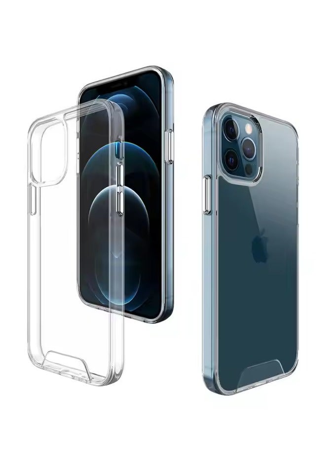 سبيس حافظة ايفون  14 برو شفاف, مقاوم للخدش والاصفرار، حماية من السقوط - Image 3