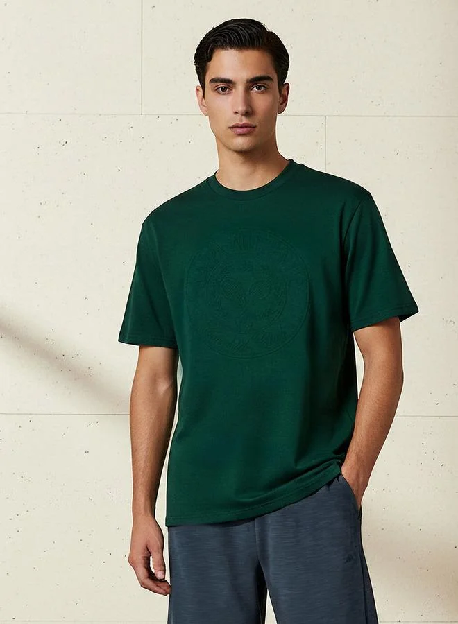 Kappa Kappa Men Embossed T shirt