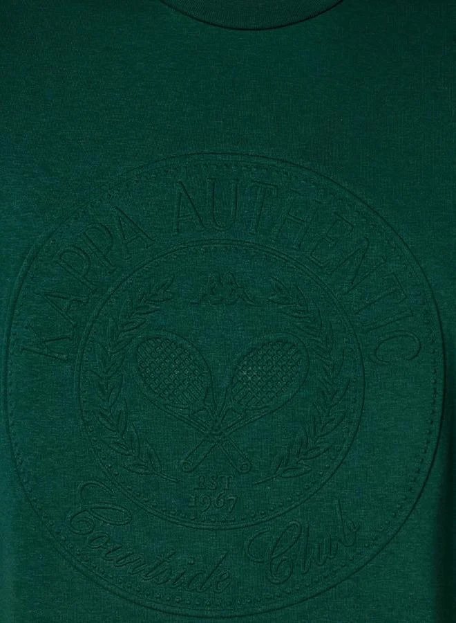 Kappa GREEN Kappa Men Embossed T shirt for Men | Best Price UAE