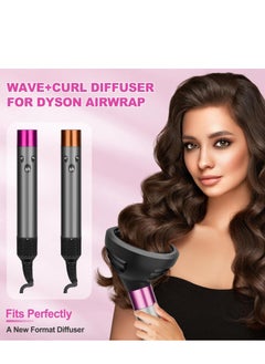 Generic Wave & Curl Diffuser for Dyson Airwrap – Two Airflow Modes for Defined Curls & Bouncy Waves, Compatible with Airwrap HS01/HS05, Hair Diffuser Attachment to Enhances Texture & Controls Frizz  - Image 2