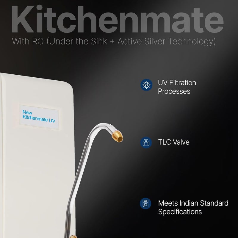 Zero B New Kitchenmate UV UndertheSink Water Purifier Instant Purification 4 Stage 1 LPM Flow Rate Compact SpaceSaving Ideal for Modular Kitchens Offices - Image 3